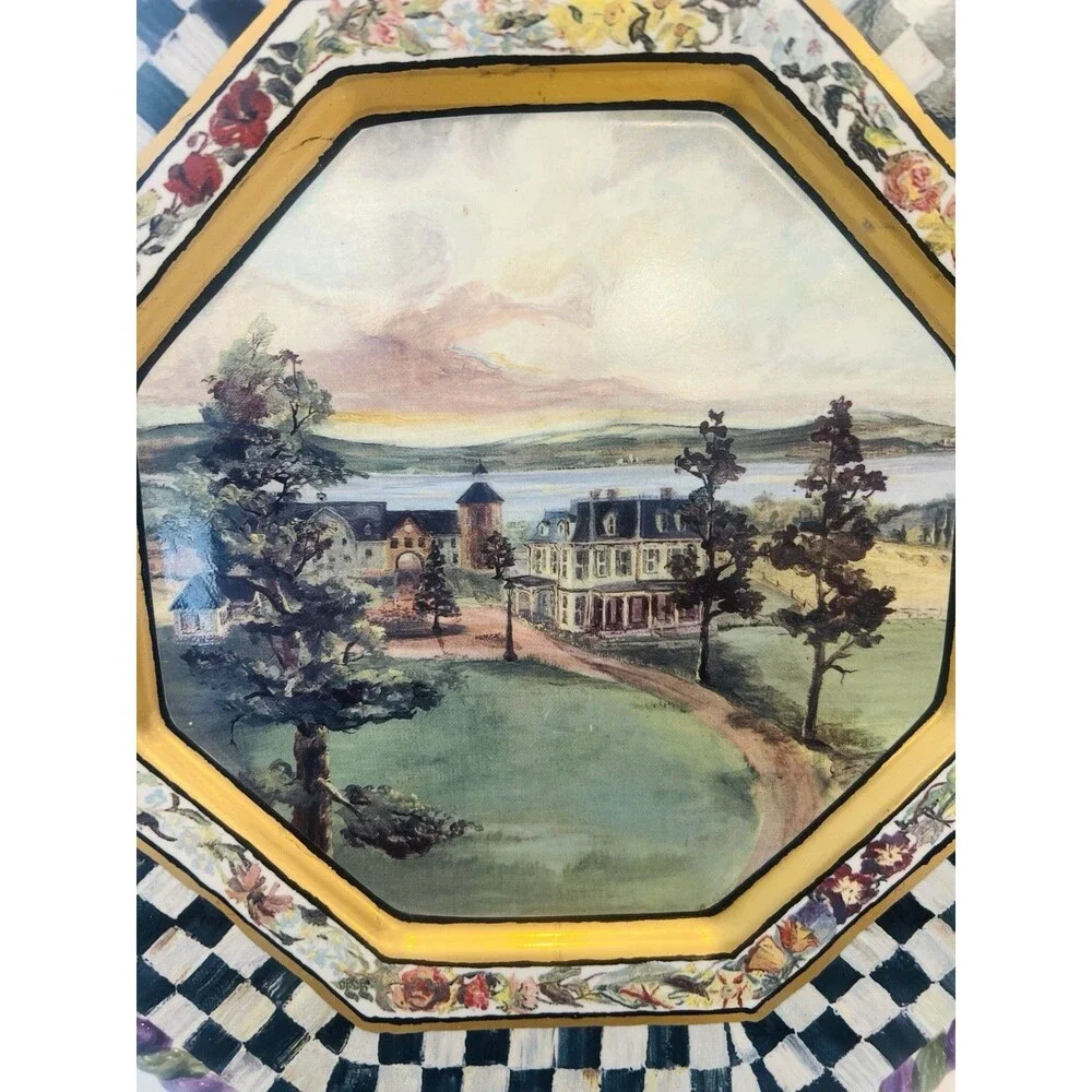 MacKenzie-Childs MacLachlan Dinner Plate 11.75” 1991 Second Edition Vintage